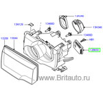 Электронный блок управления освещением range rover 2002 - 2009