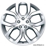 Колесный диск R19 Land Rover Discovery 5, пяти-лучевые, цвет: Sparkle Silver (светлый).