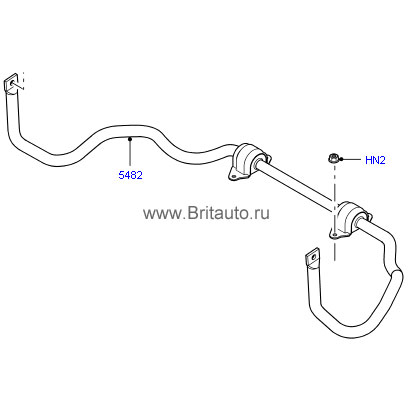 Стабилизатор передний range rover 2002 - 2012