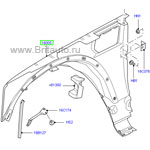 Крыло переднее правое land rover discovery 3