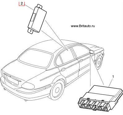 Блок управления АКПП Jaguar X-Type, 2,0Л Бензин, на VIN от J02110