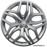 Колесный диск Range Rover Evoque R20, 5 сложных спиц, Style 508, цвет: Sparkle Silver