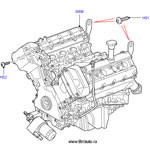 Двигатель 4,4л бензин на range rover 2002 - 2012, без выпускного коллектора