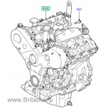 Двигатель в сборе 2,7Л Дизель, без навесного оборудования, на Land Rover Discovery 3, 4 и Range Rover Sport 2005 - 2013