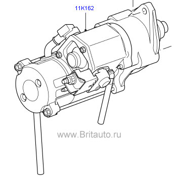 Стартер range rover 2002 - 2009 и range rover 2010 - 2012