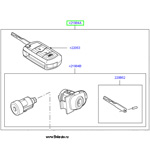 Полный комплект замков LR Discovery 3 и Range Rover Sport 2005 - 2009, с ключами.