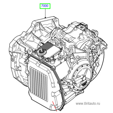 Коробка передач land rover freelander ii, 6-ти скоростная акпп на 2,2л dohc efi tc dw12