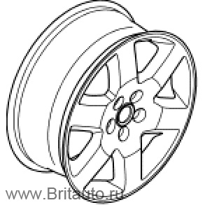 Диск 8х19", range rover sport 2010 - 2013