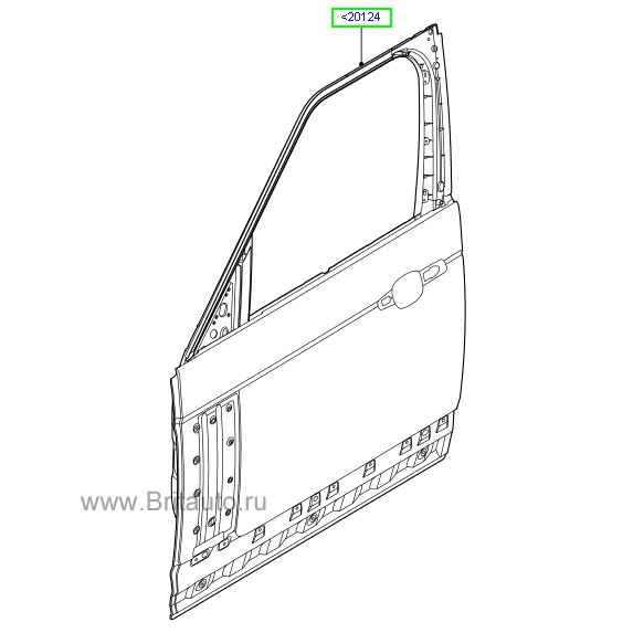 Дверь range rover 2013 all new, передняя правая (пассажирская)