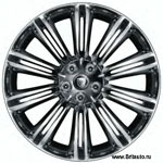 Jaguar XJ и XK: легкосплавный задний диск Jaguar 10 x R20 Kasuga Polished, полированный.