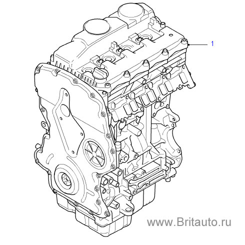 Двигатель 2,4 дизель land rover defender