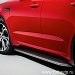 Jaguar E-Pace: аксессуары внешние, на кузове автомобиля Jaguar E-Pace (экстерьер).