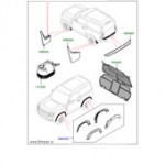 Country Pack Land Rover Defender 90 New, комплект аксессуаров