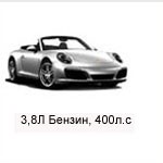 ТО Porsche 911Cabrio 6 Carrera 4S 2012 - 2019, 3,8 Бензин 400 л.с